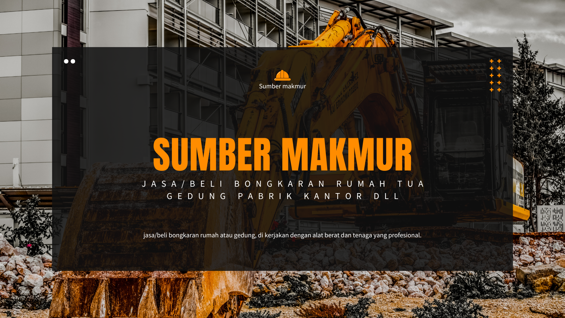 Black Orange Modern Construction Presentation (1)